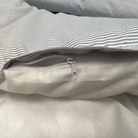 Duvet king 260x230 gris preppy