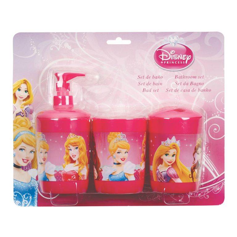 Set Baño Princesas 3 Piezas DISNEY | falabella.com