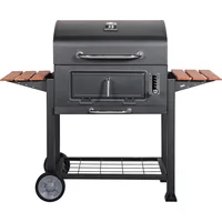 Mr Beef Asador A Carbon Con Bandeja Con Tapa 72X47Cm Mr Beef.