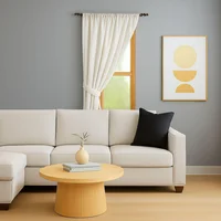 Cortina Lino Velo Visillo Crudo 140 X 220 cm
