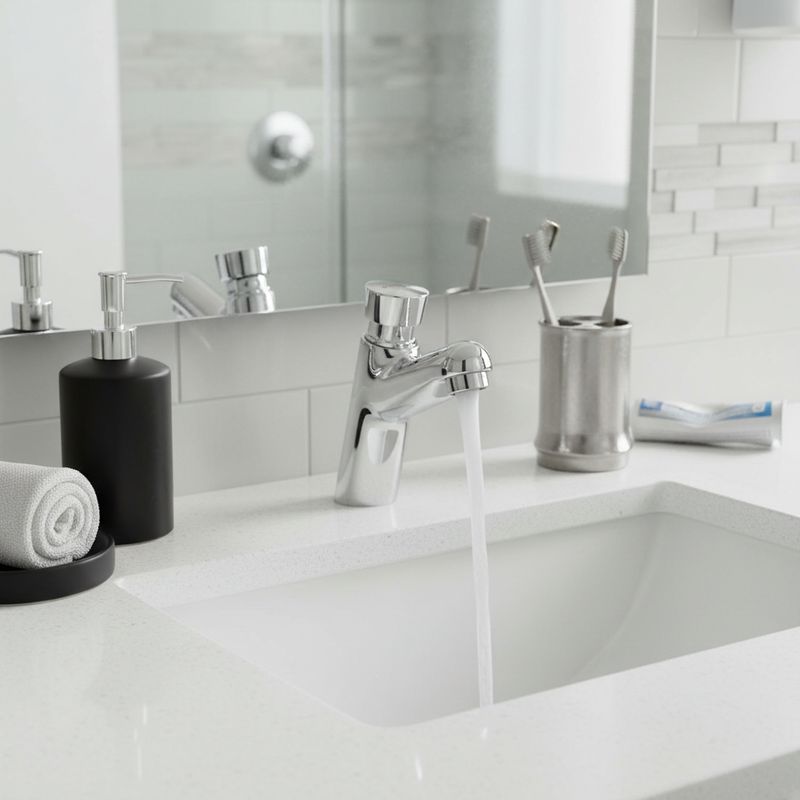 Lavabo Griferia Con Temporizador Grifo De Lavabo Con Temporizador