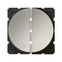 Interruptor Doble Conm Redondo Arteor Magnesio