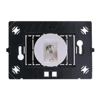 Toma Tv Coaxial Redonda Arteor Blanco