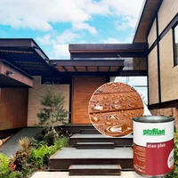 Pintura para madera en exterior base solvente color limba 0.75 lts profilan elan plus