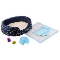 Cama Mascotas 43x32x30cm Pequeña + Kit Petizoos