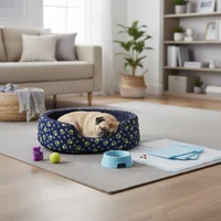 Cama Mascotas 43x32x30cm Pequeña + Kit Petizoos