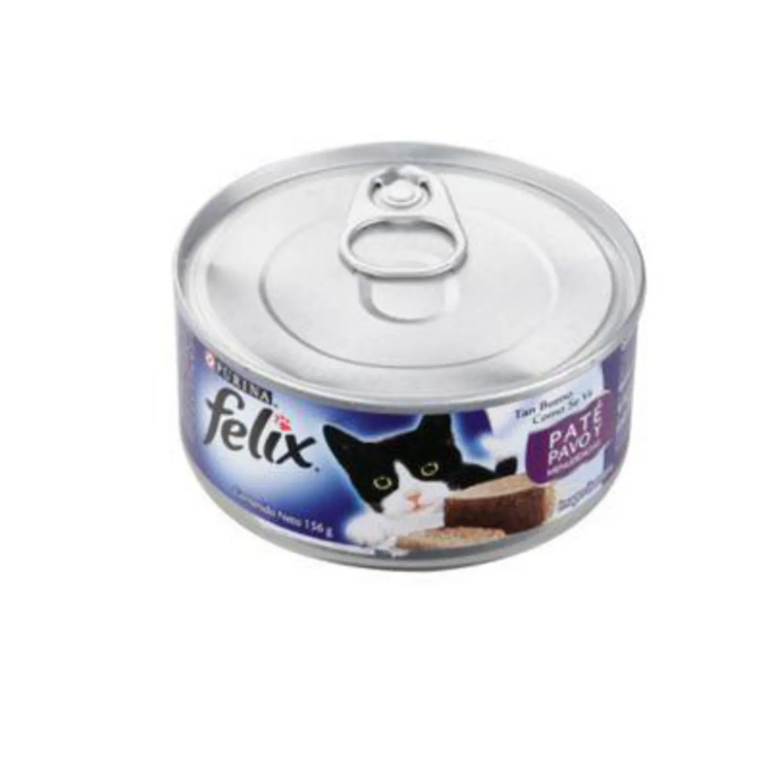 Comida Húmeda Para Gato Pate Pavo Y Menudencias Felix 156g 3