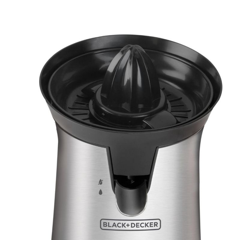 Exprimidor Cítricos BLACK+DECKER acero inoxidable reversible