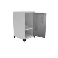 Locker Metálico Apilable Puerta 31x50x30 cm Gris