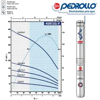 Electrobomba Sumergible Lapicero 4 Pulgadas 0.5 Hp ½ Hp 110 V 4SR13G/5MP Pedrollo