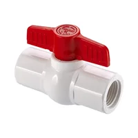 Válvula Bola PVC 1/2 Roscar Grival