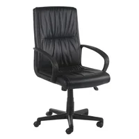 Silla de Escritorio Ventura Ejecutiva Giratoria Negra Just Home Collection