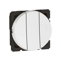Interruptor Triple 2Conm 1Sen Redondo Arteor Blanco