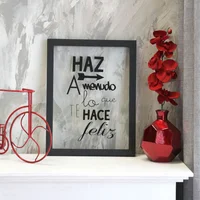 Cuadro Frases En Vidrio 36x46 Cm