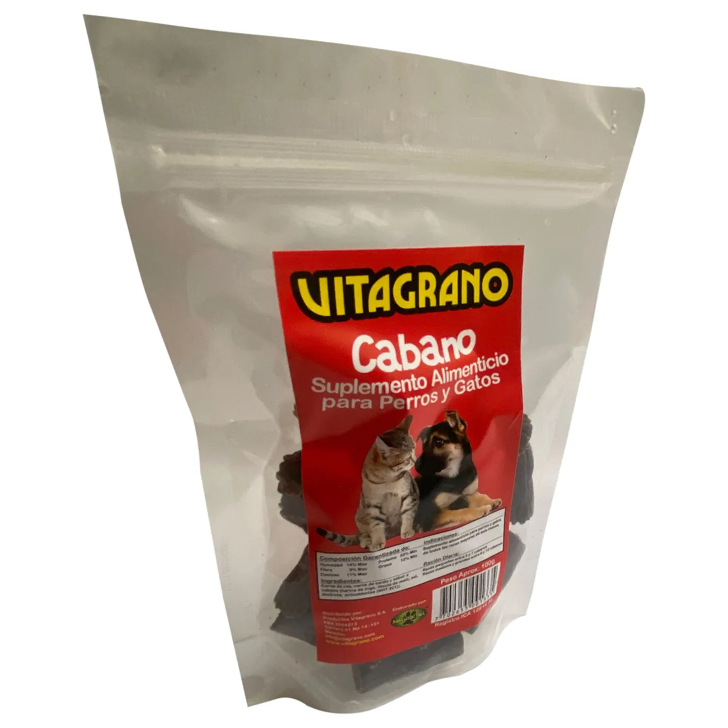 Snack Para Perro Cabanos Trocitos Vitagranov 100g 3