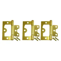 Bisagra Omega Puerta 3Pulg Dorada X 3Und