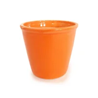 Matera Cerámica Cuadrado Clásico Cactus 10x10x10cm Naranja