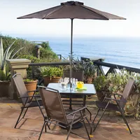 Juego Exterior 4 Sillas + Mesa + Parasol $649.900