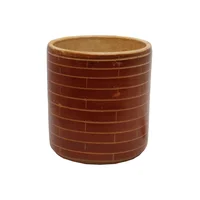 Matera Arcilla Cónica Ladrillada 30x30x30cm Terracota
