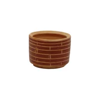 Matera Arcilla Cónica Ladrillada 15x13x15cm Terracota