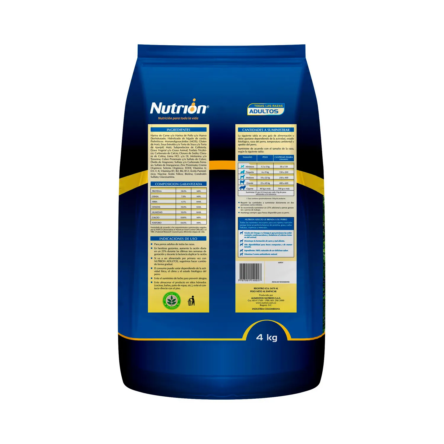 Comida Seca Para Perro Nutrion Adultos 4kg 3