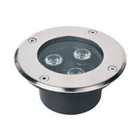 Bala de Piso LED 3w Luz Cálida
