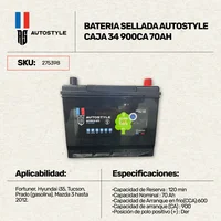 Batería Sellada Caja 34 900Ca 70Ah