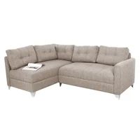 Sofá Esquinero Emerson Izquierdo Tela Beige