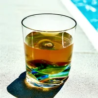 Vaso Corto Acrílico Azul