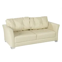 Sofá 2 Puestos Arcadia Ecocuero Beige