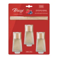 Ambientador Varitas Frutos del Bosque 60ml x 3 Unidades