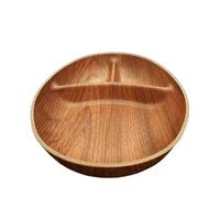 Plato Ovalado con Divisiones 16.6X23.7cm Wooden