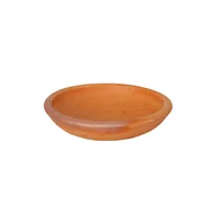 Plato Para Matera Cerámica Redondo 3x16cm Terracota
