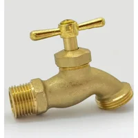 Llave De Jardín 1/2 X 3/4 Bronce