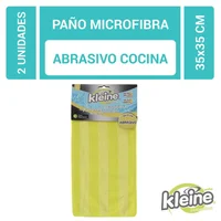 Set x 2 Paño Microfibra Abrasivo 35 x 35 cm