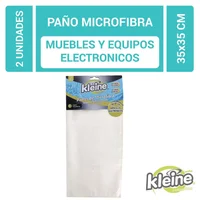Set x 2 Paño Microfibra Muebles 35 x 35 cm