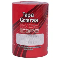 Cinta Asfáltica Impermeabilizante Tapa Goteras Texsatape 1.0mm 25cm x 10m Texsa