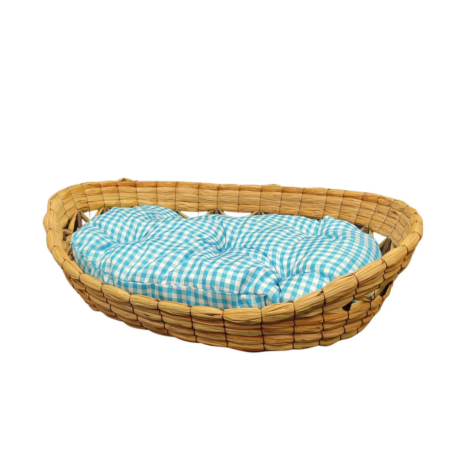 Cama Para Gato En Junco Pequeña Pet Center