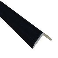 Esquinero Mate Negro 2.6x2.6cm 2.4m