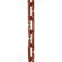 Cadena Plastica Eslabonada Marron X 3 M