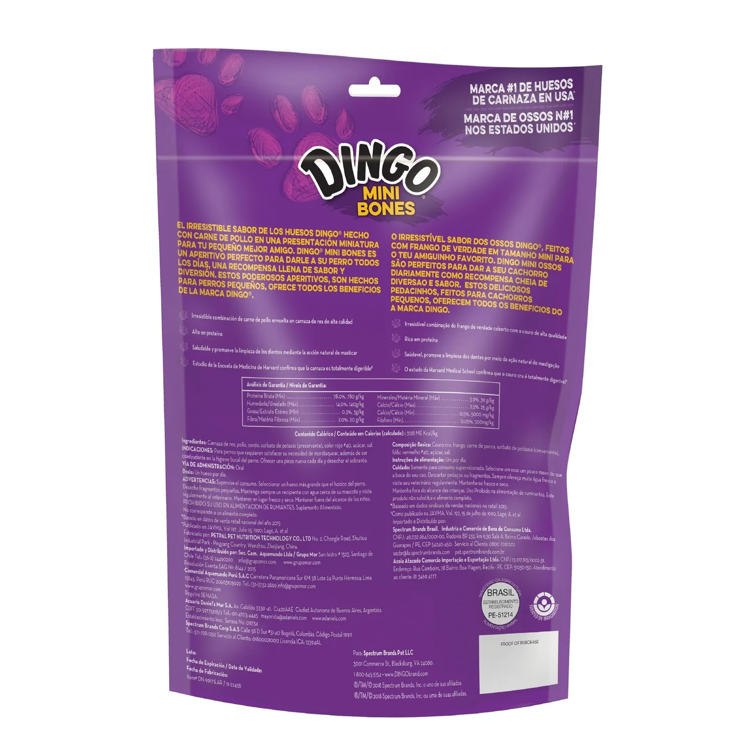 Hueso Premium Bone Dingo Mini X7und