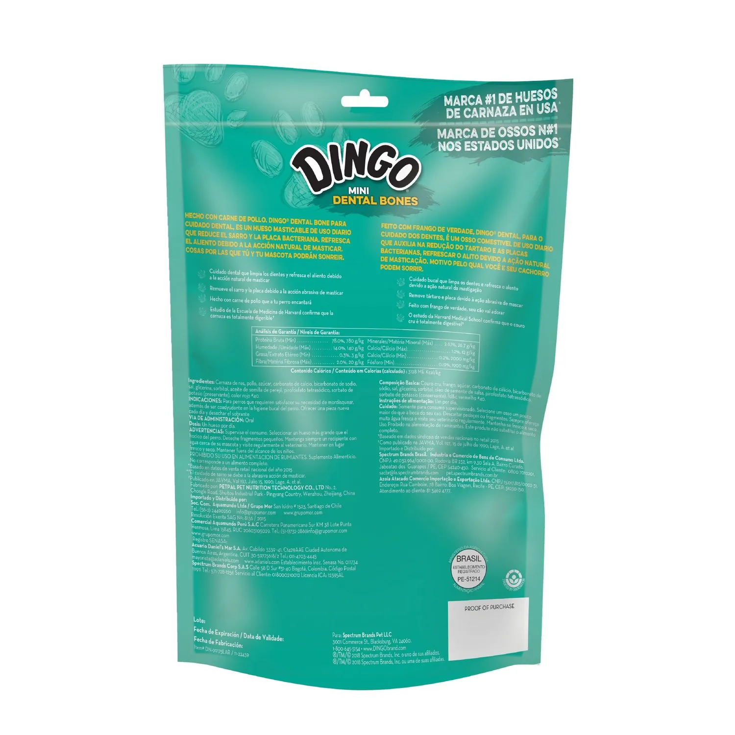 Huesos Dental Bone Dingo Mini X7und