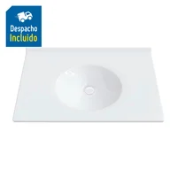 Lavamanos Quadratto 79x48 Brillante Blanco