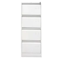 Archivador 4 Gavetas 136x47x60cm Blanco
