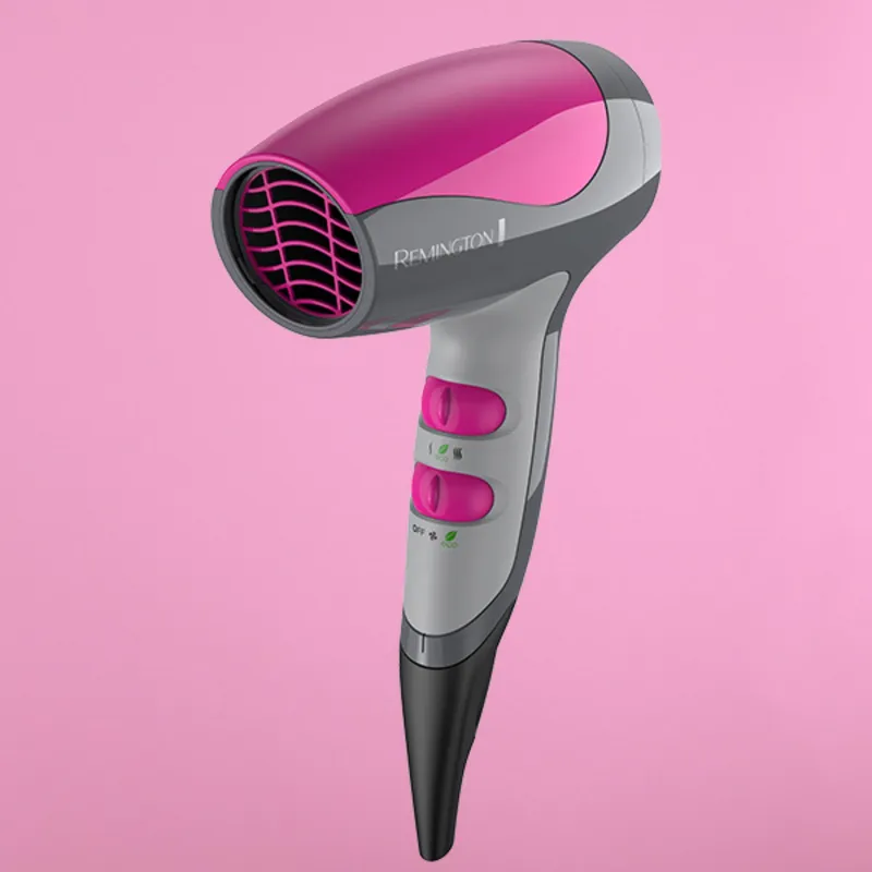 Secador de cabello Remington de viaje con ceramica, Iones y