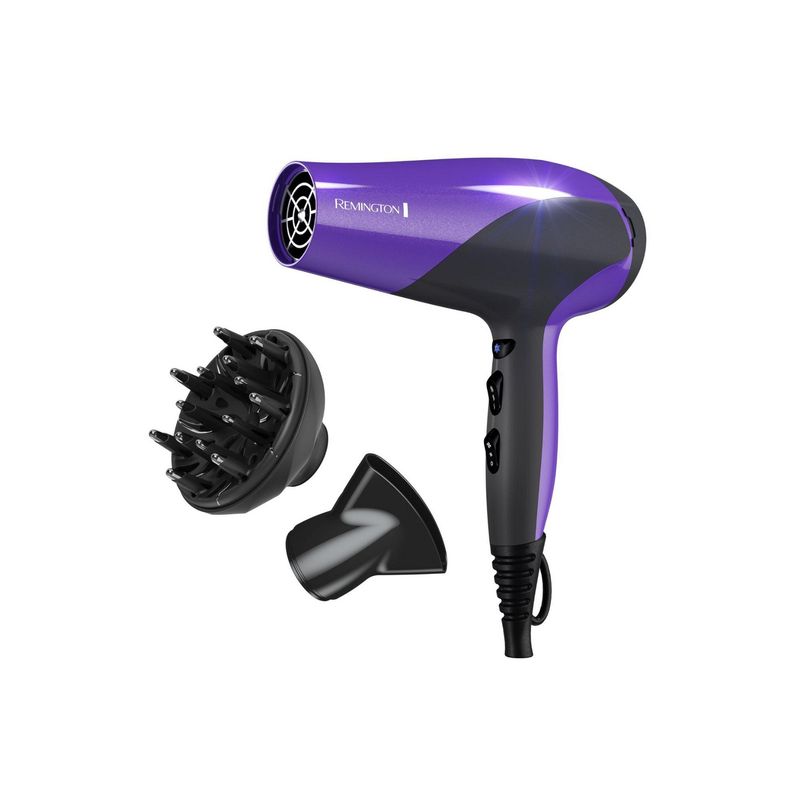 Secador de cabello Remington Power Shine con cerámica, Iones y