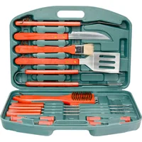 Set Parrillero De 18 Piezas Con Estuche Plástico