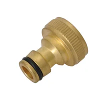 Adaptador Manguera 1/2 " Y 3/4" Bronce