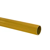 Tubo Ranurado 25 Mm X 200 Cm Dorado