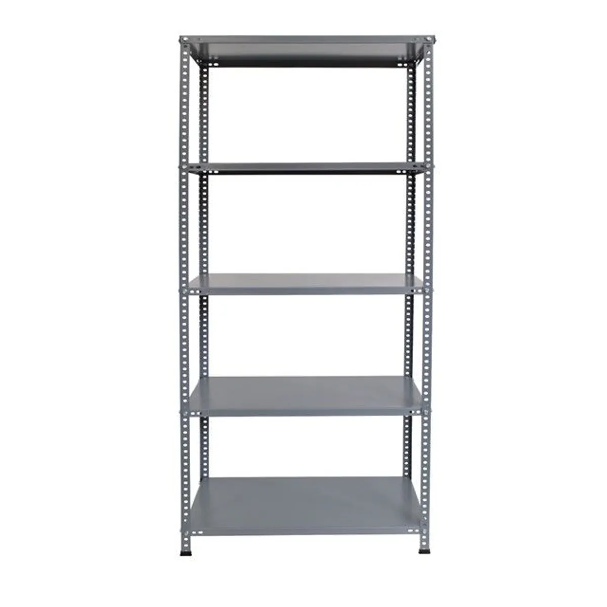 FIXSER - Estantería Metal con Tornillos 180x90x30 cm 5 Niveles Blanco